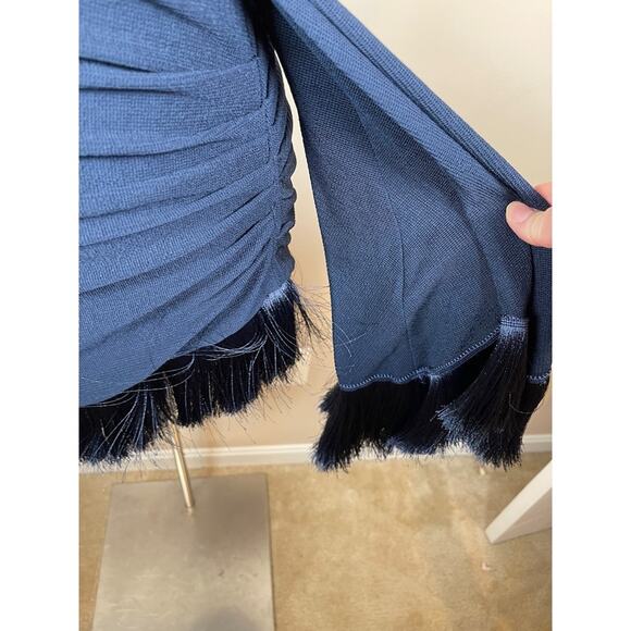 PatBO Navy One-Shoulder Mini Dress - Picture 5 of 8